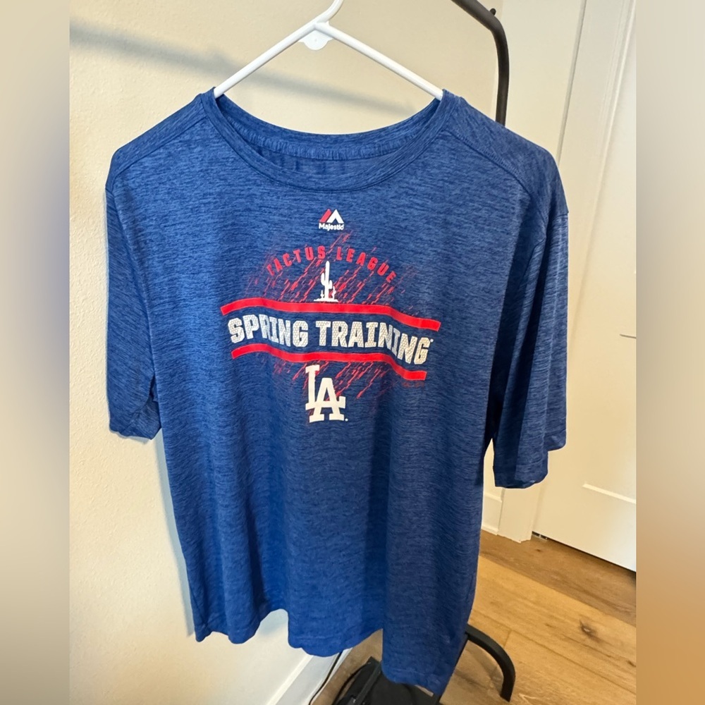 MENS LOS ANGELES DODGERS SPRING TRAINS SHIRT SIZE LARGE